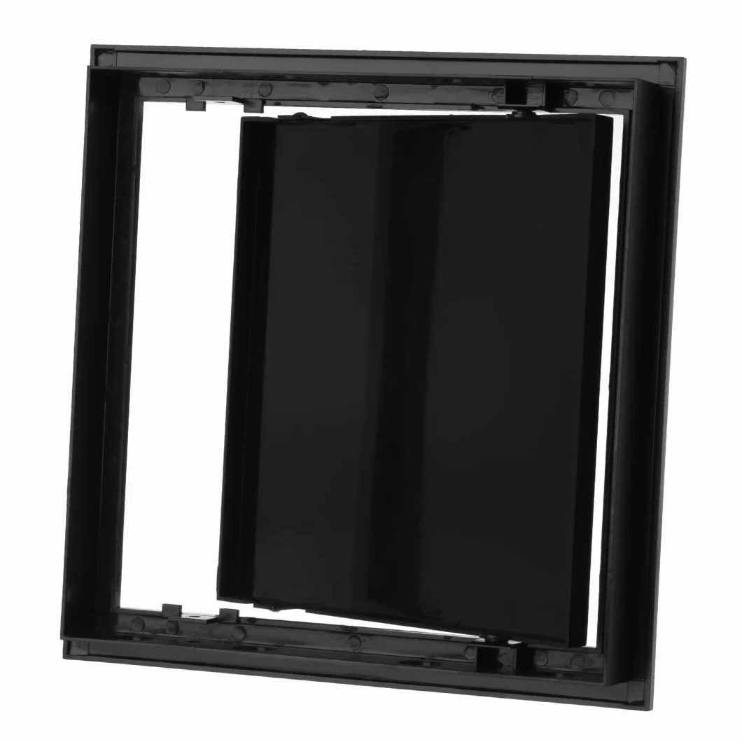 Klapa rewizyjna 20 x 20 cm – klapa serwisowa do inspekcji i osłony – 200 x 200 mm drzwi rewizyjne – drzwi inspekcyjne, klapa konserwacyjna – tworzywo sztuczne ABS antracyt