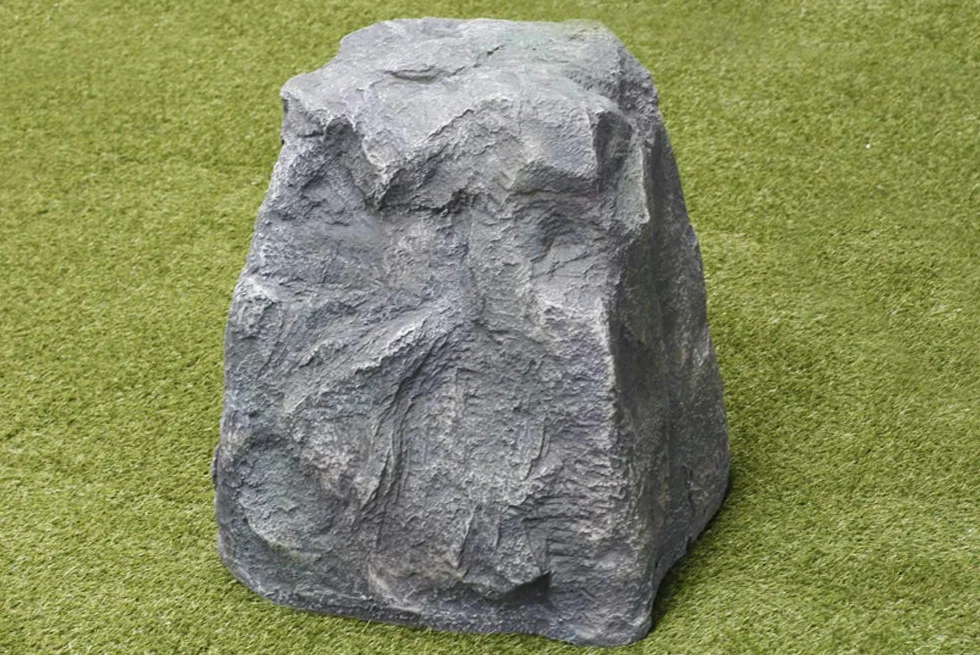Gartenfelsen 60x50cm Abdeckfelsen Filterabdeckung Gartendeko Trafohaus Abdeckung Findling