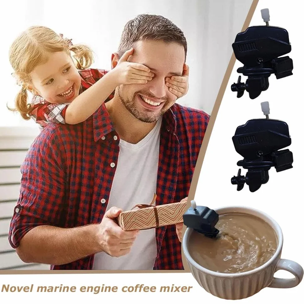 Mieszadło do kawy z silnikiem łodzi, zwijane mini – 5 szt.