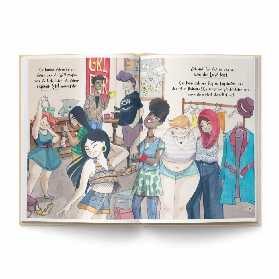 Liebe Deinen Körper: Die Anleitung zur Selbstliebe. Kindersachbuch: Selbstfürsorge lernen & das Selbstwertgefühl stärken. Ratgeber für Kinder ab 8 Jahren über Schönheitsideale & Diversität.