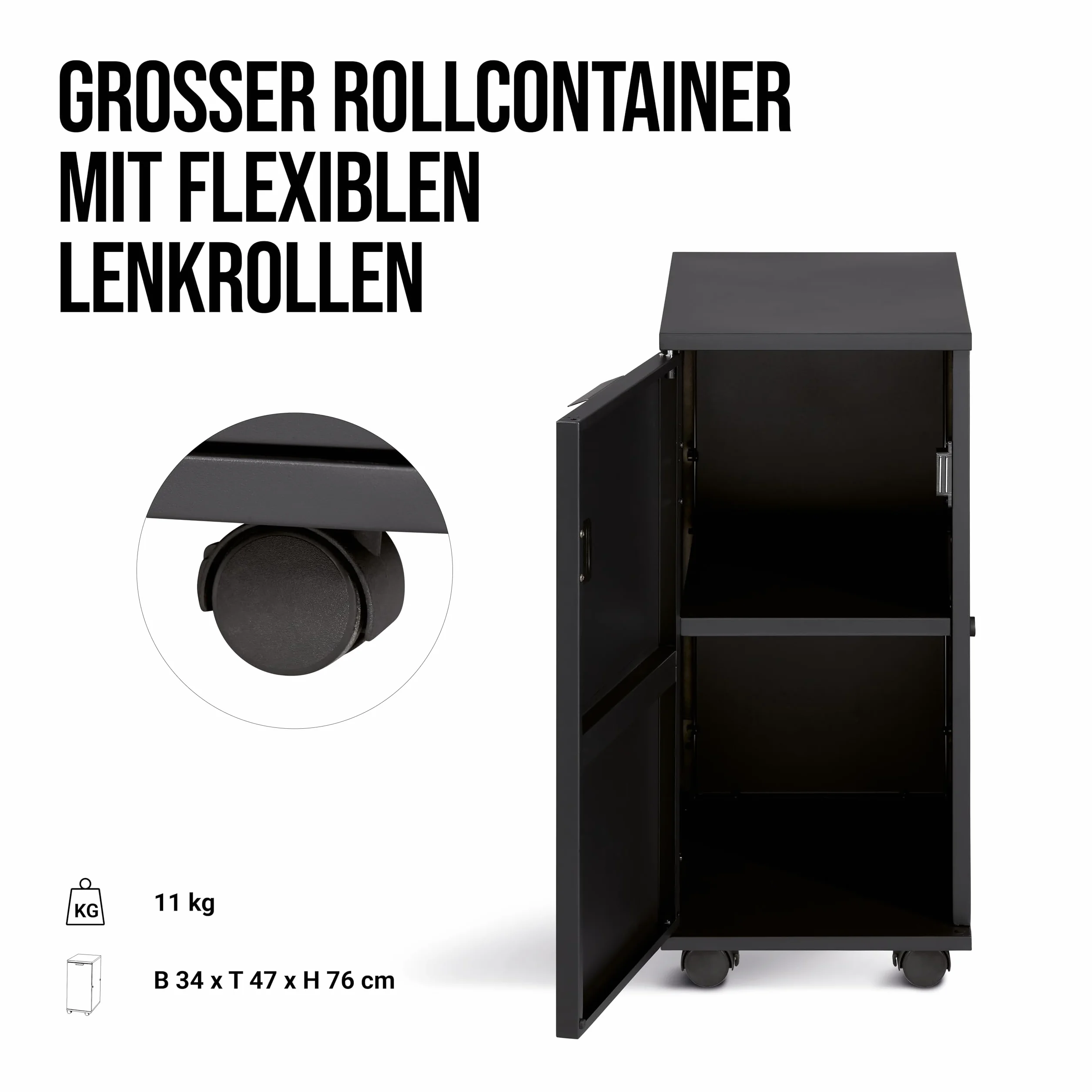 Enders Wózek modułowy, czarny