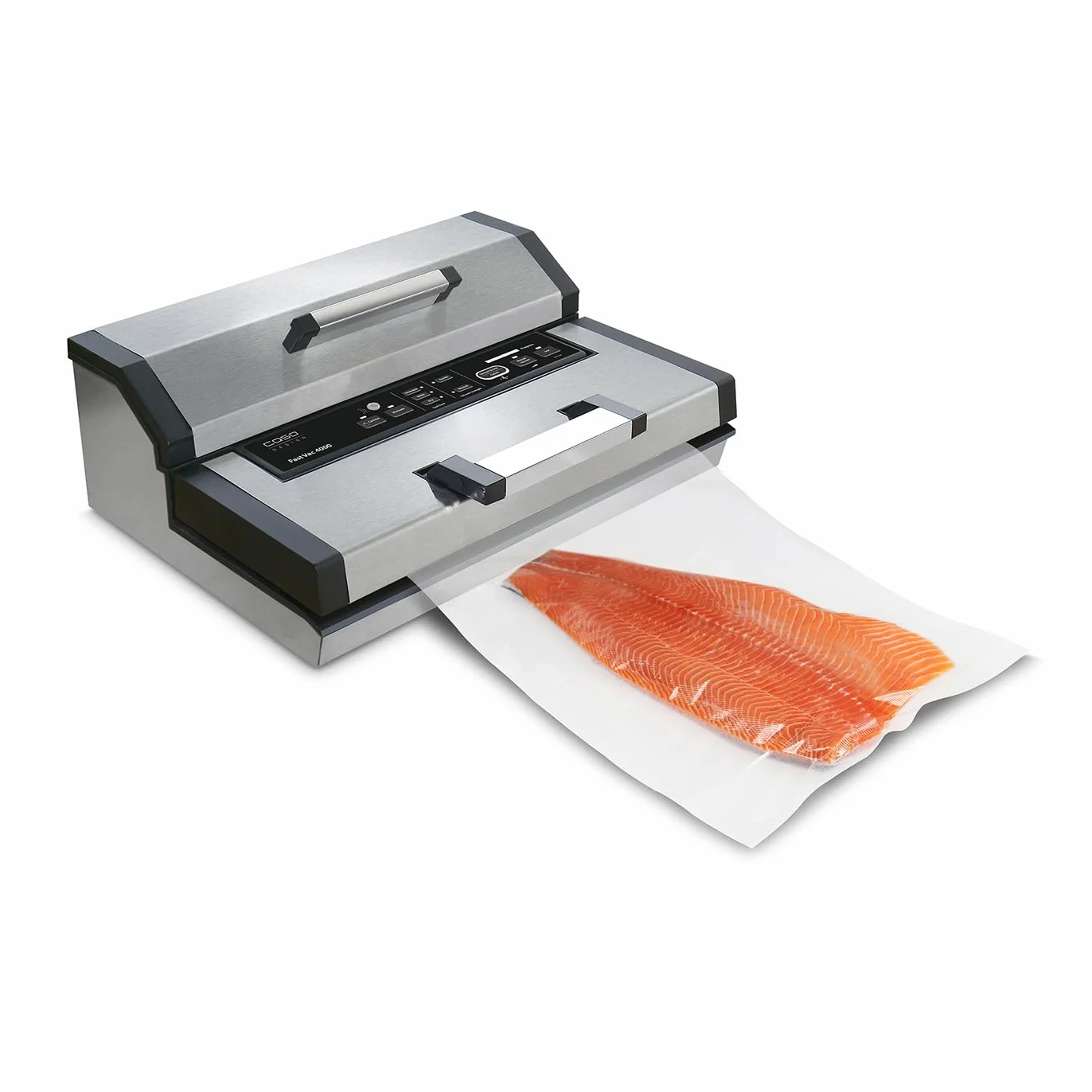 Caso FastVac 4000 przemysłowa zgrzewarka próżniowa, regulowana siła próżni, worki do 40 cm, 20 l/min, antracyt