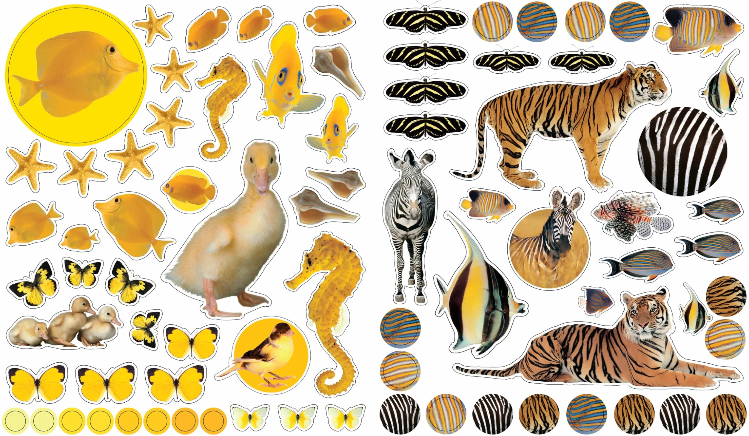 Workman Publishing Animals: 400 reusable stickers inspired by nature (Eye Like Stickers), multicolour, 1, 9780761169338