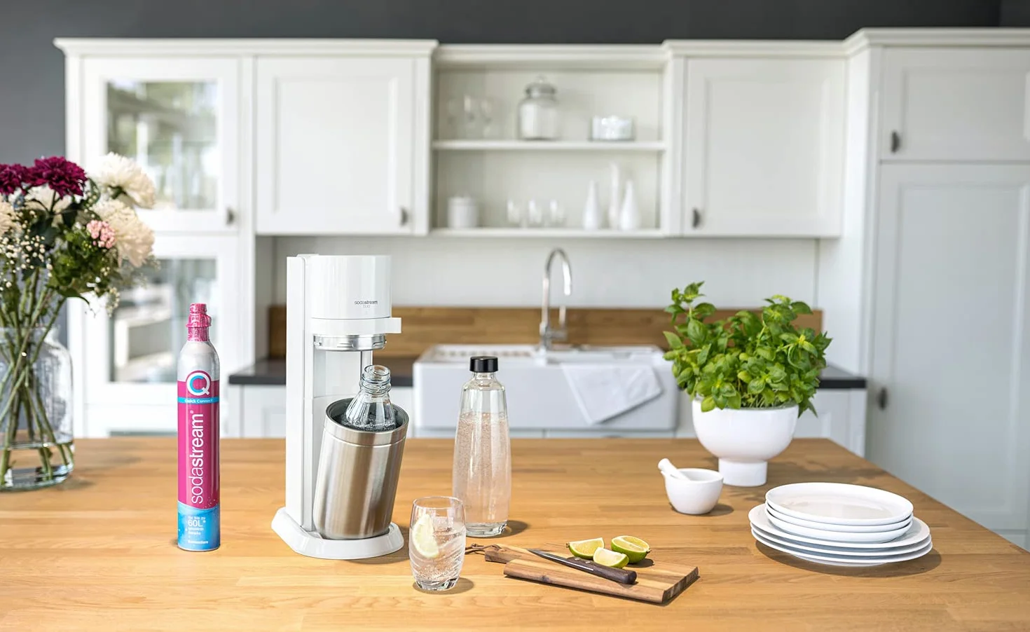 SodaStream 1 Litrowa Szklana Butelka, 3000090