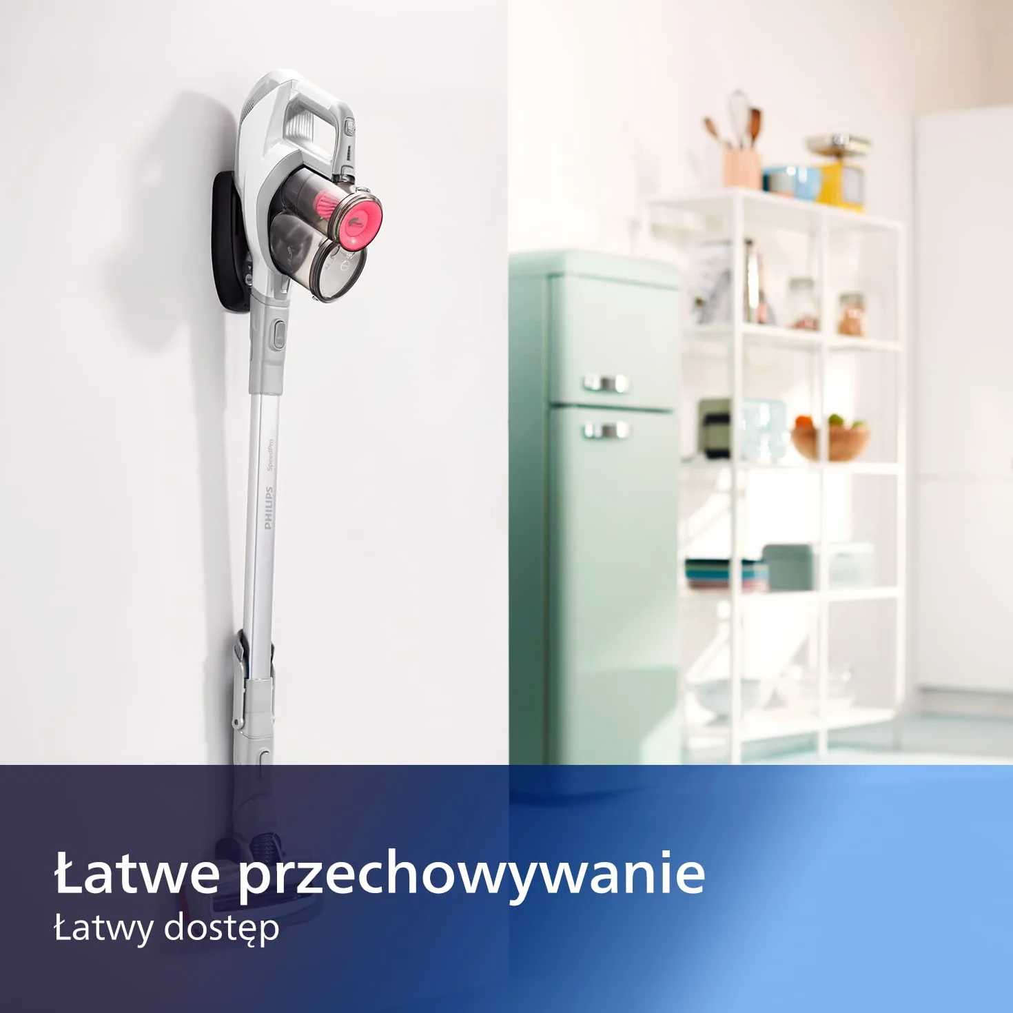 Philips Pionowy Odkurzacz Bezprzewodowy - Bezprzewodowy I Odkurzacz Ręczny Z Nasadką Zasysającą 180° - Do 30 Minut Pracy Na Jednym Ładowaniu (FC6723/01)