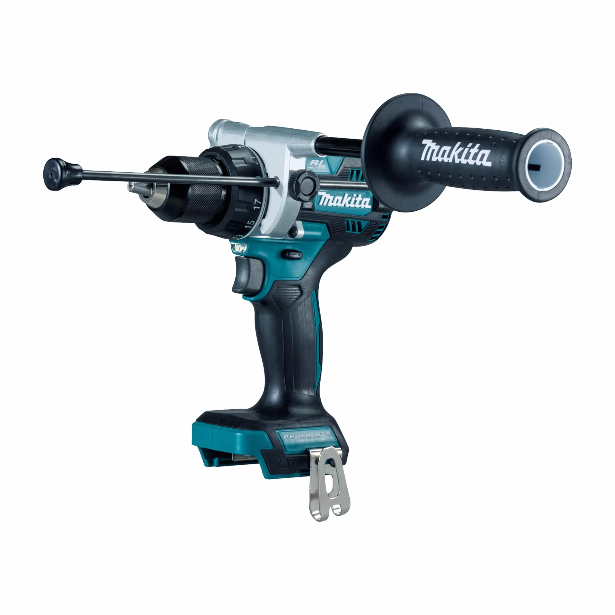 Makita DHP492Z 18V Li-ion LXT bezszczotkowa wiertarka kombi, baterie i ładowarka nie są dołączone, niebieski/czarny