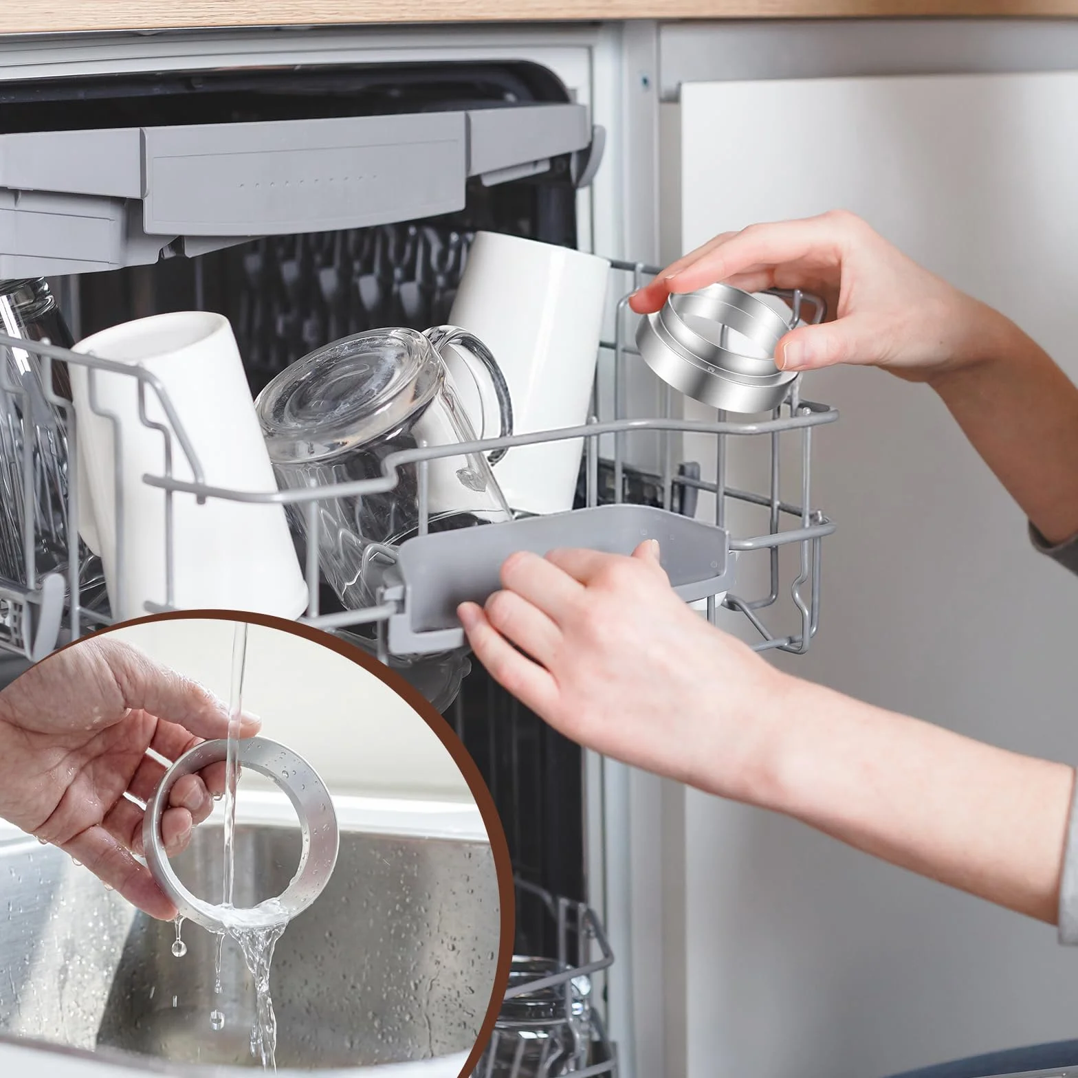 Magnetyczny pierścień dozujący do kawy 51 mm lejek do espresso akcesoria