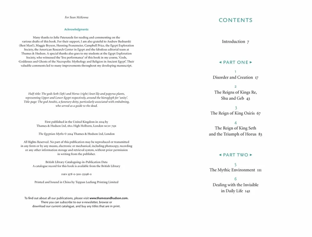 The Egyptian Myths A Guide to the Ancient Gods and Legends /anglais: 1