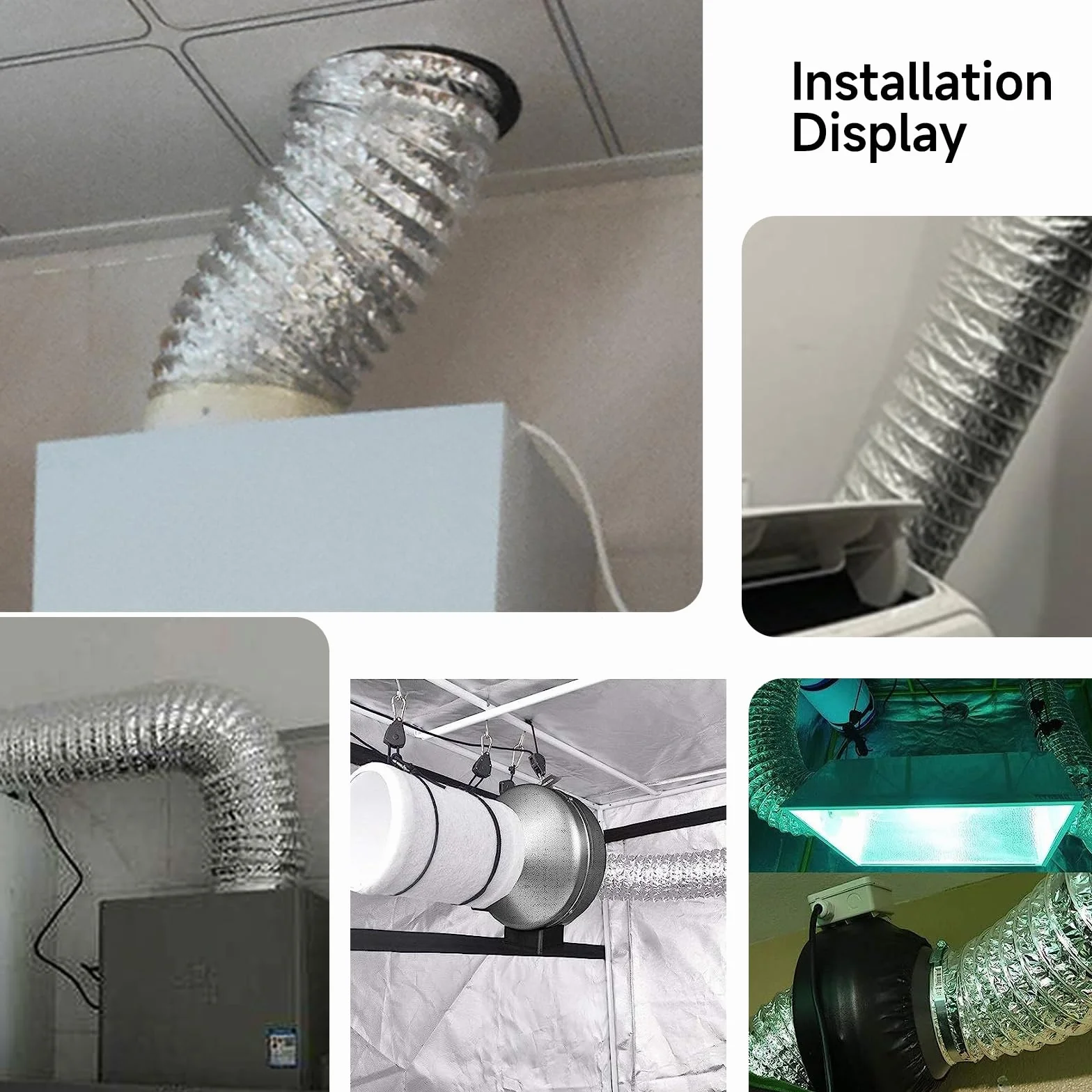 Wąż wyciągowy Omtofo 150/153mm 5M z izolacją aluminiową do klimatyzacji