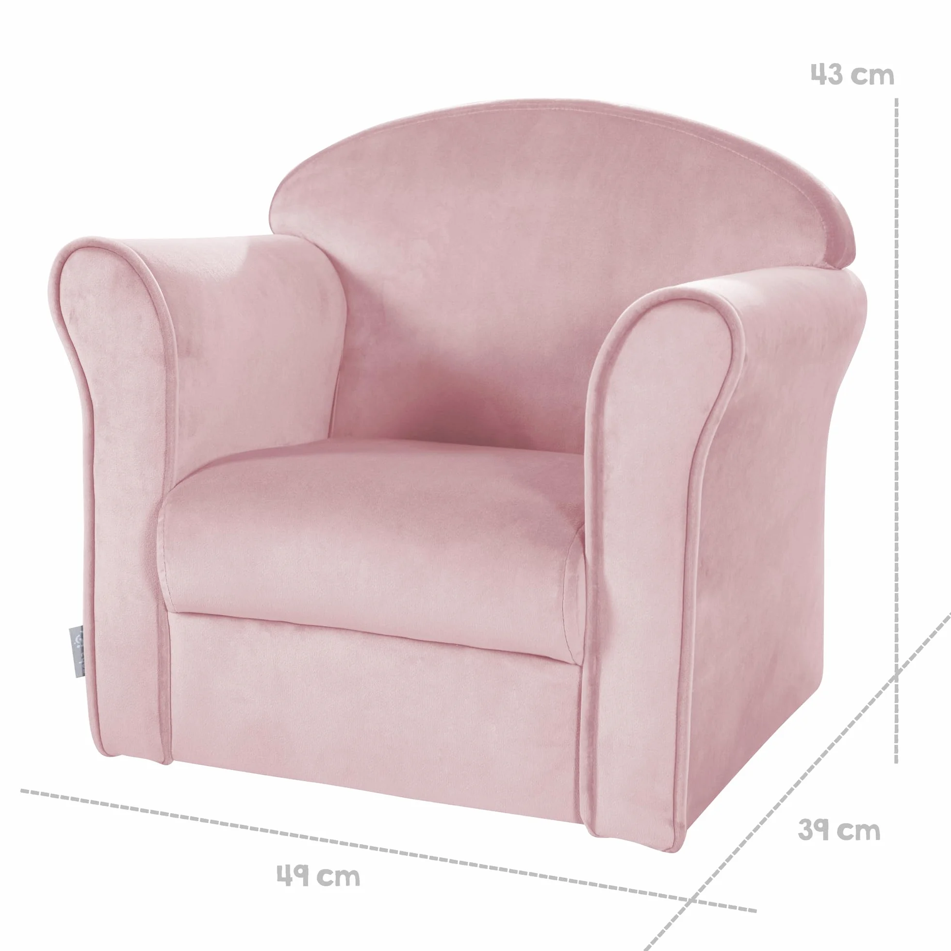 Roba 450121MA Fotel, Różowy, ‎39 x 49 x 43 cm; 4,6 kg