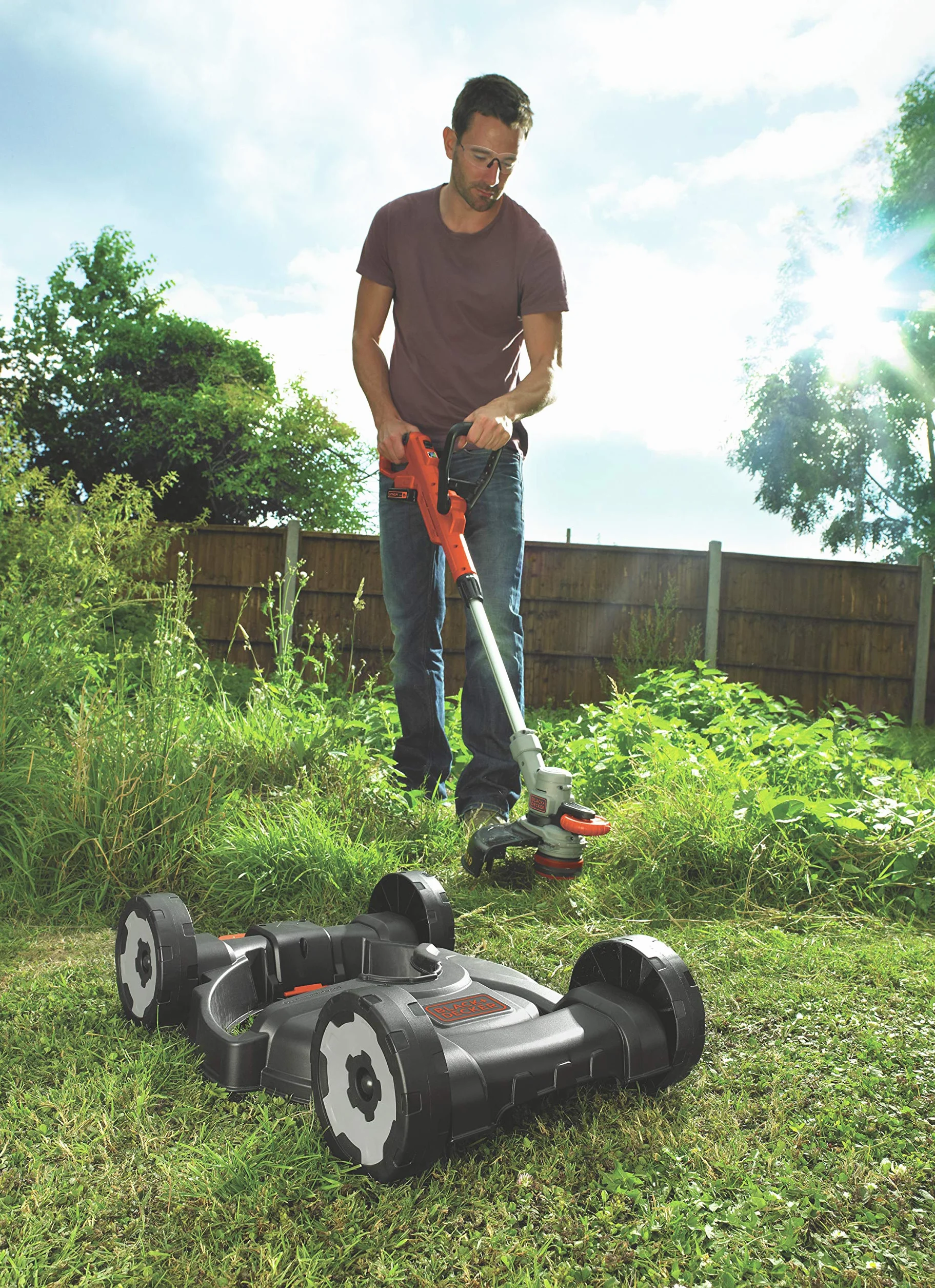 Black+Decker Podkaszarka do Trawy, Czarny/Pomarańczowy, 18 V