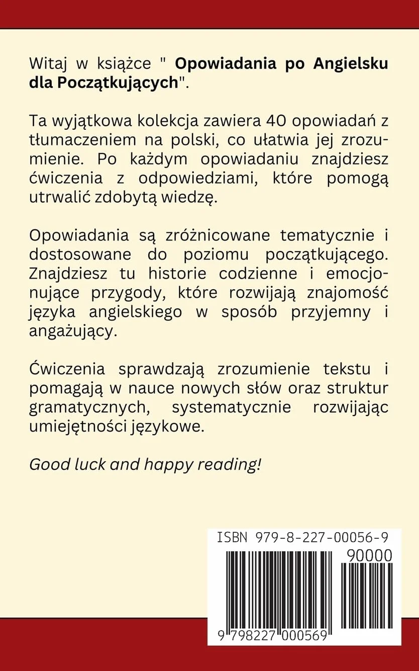 Opowiadania po Angielsku dla Początkujących