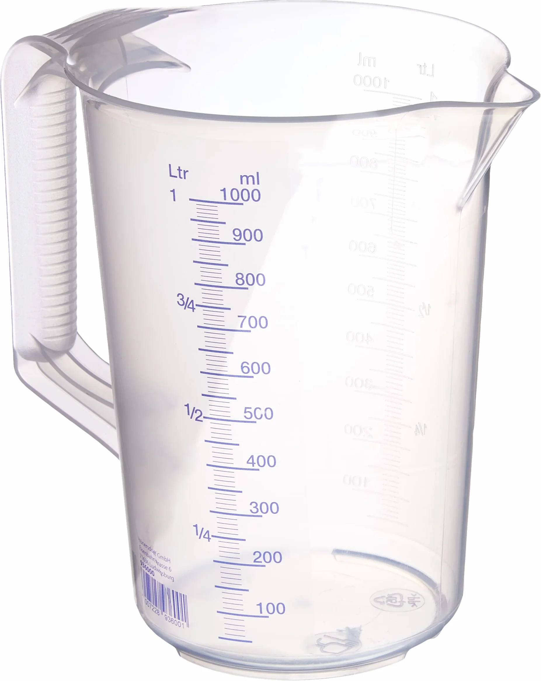 Hünersdorff 936000 Miarka, Przezroczysty, 2000 ml