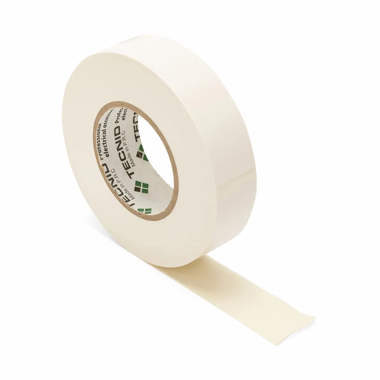 PVC insulating tape, thickness 0.13 mm, 19 mm x 25 m. White