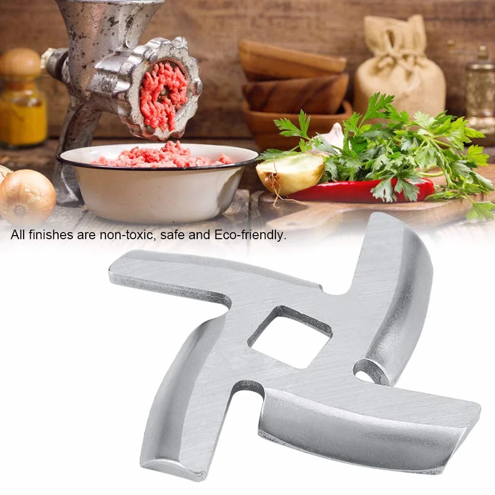 Kruszarka do Mięsa ze Stali Nierdzewnej Mincer Plate Blade Cutter Części do Maszynki do Mielenia Mięsa 46mm