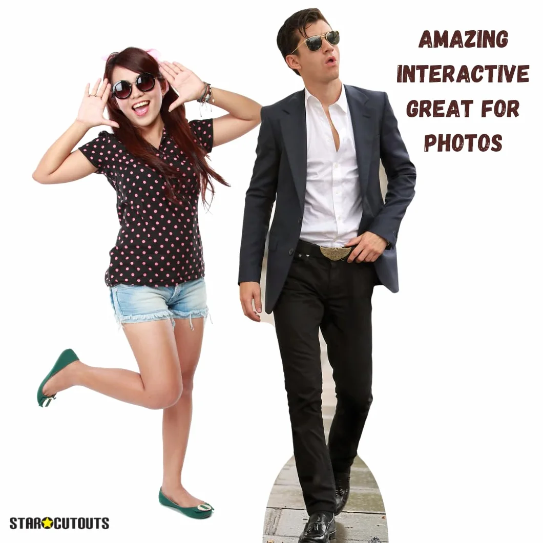 STAR CUTOUTS CS945 Alex Turner Lifesize kartonowe wycięcie z bezpłatnym mini, regularne