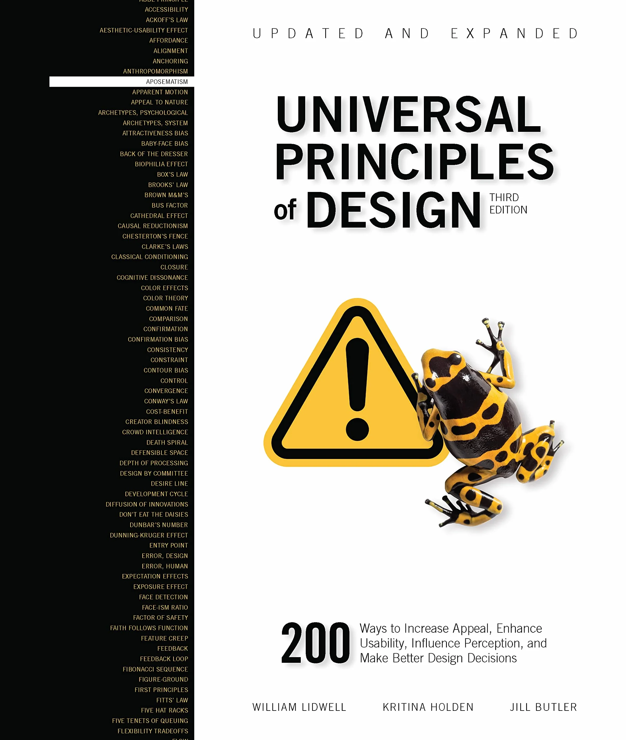 Universal Principles of Design /anglais: 200 Ways to Increase Appeal, Enhance Usability, Influence Perception, and Make Better Design Decisions: 1