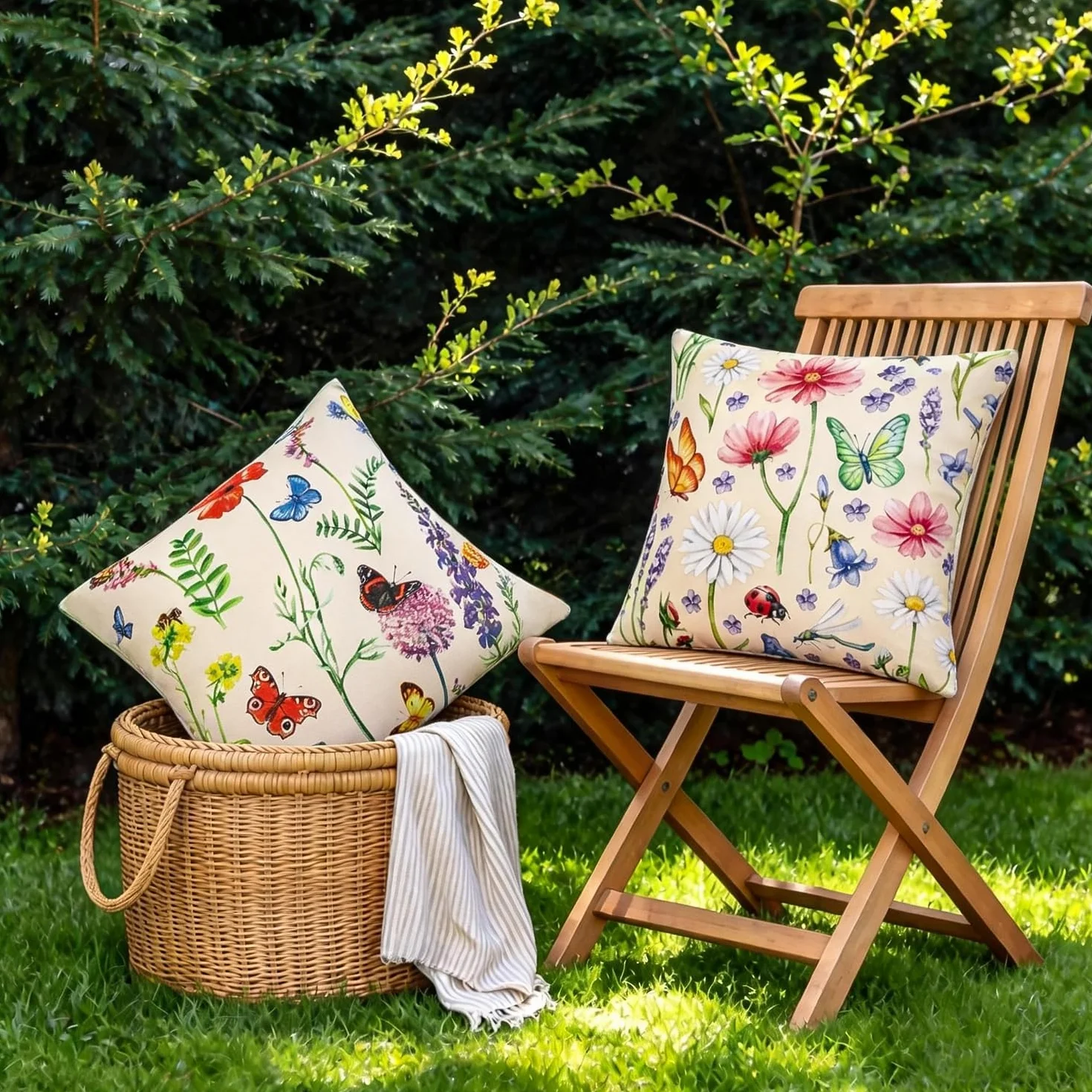 Wodoodporne poszewki na poduszki na sofę 40 x 40 poszewek na poduszki na zewnątrz poduszka na sofę poszewka na poduszkę sofa poszewka na poduszkę sofa akademik, Balcón, Jardín, patio