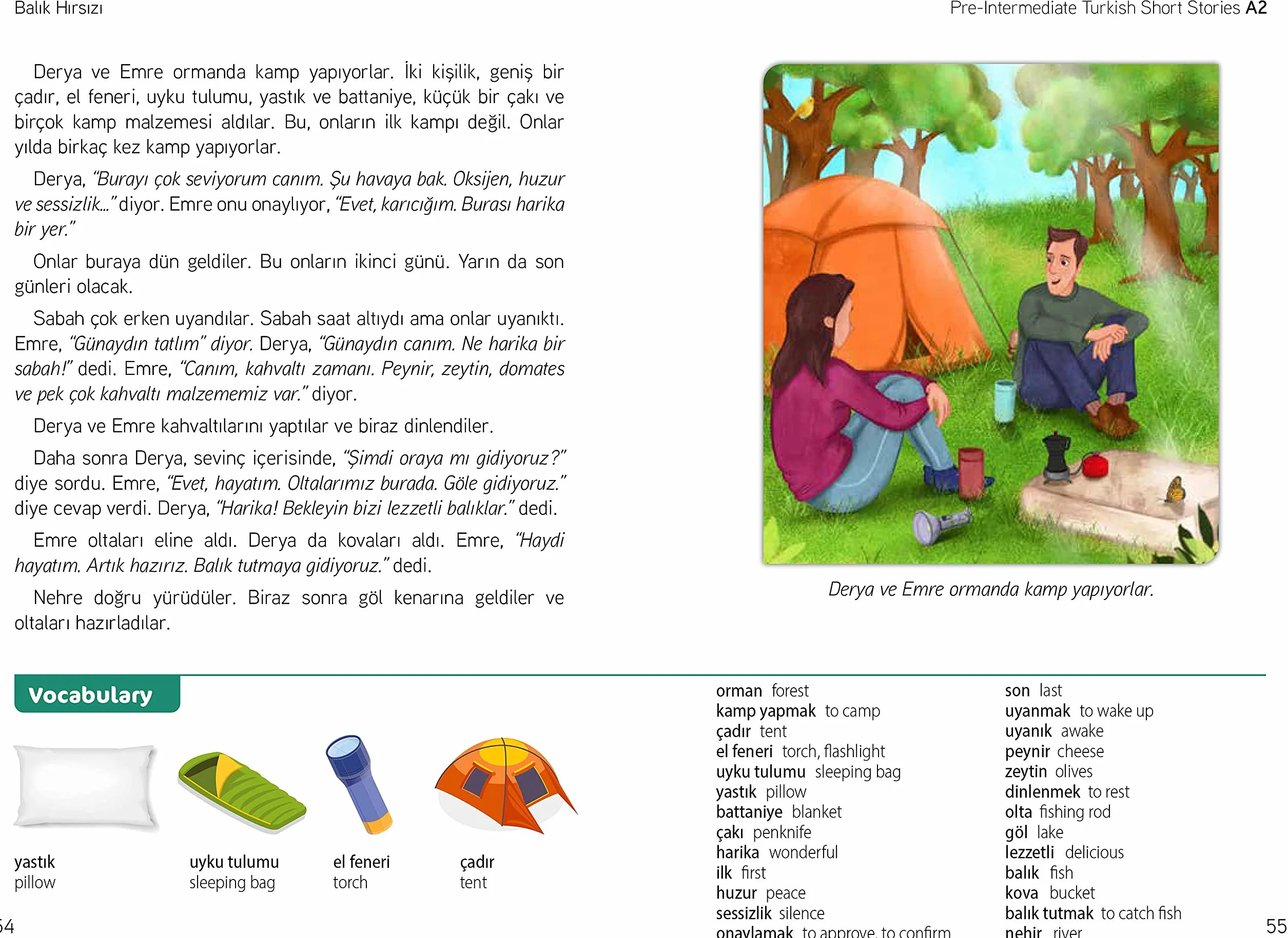 Pre-Intermediate Turkish Short Stories - Based on a comprehensive grammar and vocabulary framework (CEFR A2) - with quizzes , full answer key and online audio