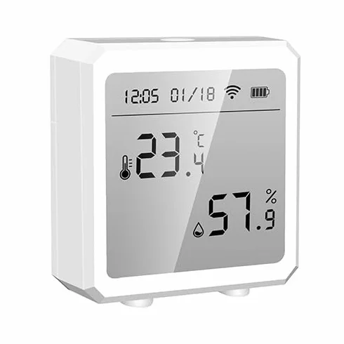 Czujnik temperatury i wilgotności WiFi ekran LCD aplikacja Tuya Smart Life