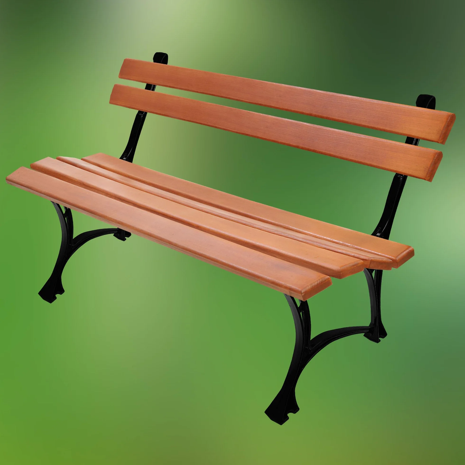 KOTARBAU® 2-częściowy zestaw nóżek do ławki, kolor czarny, 740 x 510 mm, aluminiowa ławka ogrodowa, metalowa, płozy, płozy, nóżki do ławki, ławki parkowej