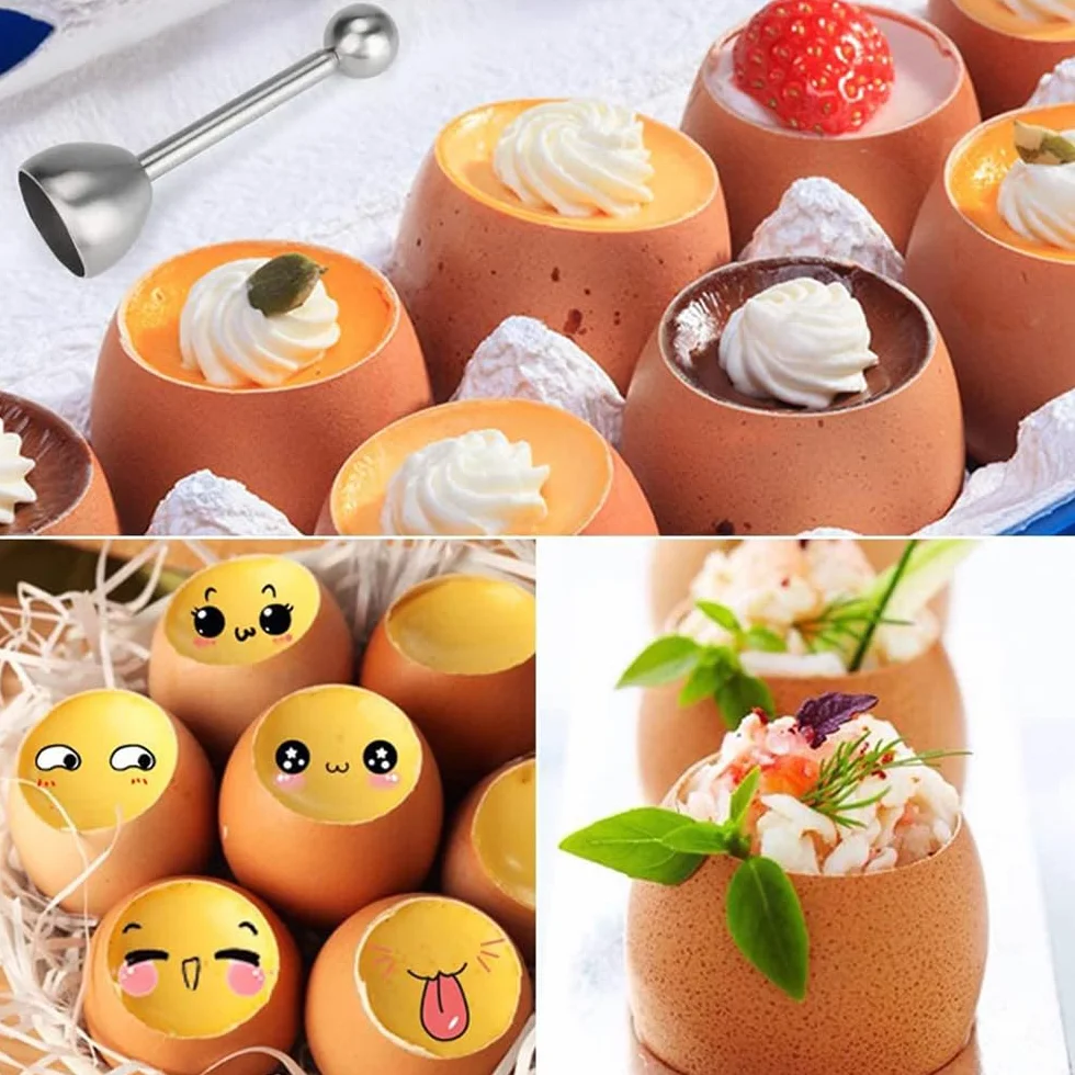 Otwieracz do jajek ze stali nierdzewnej, narzędzie kuchenne