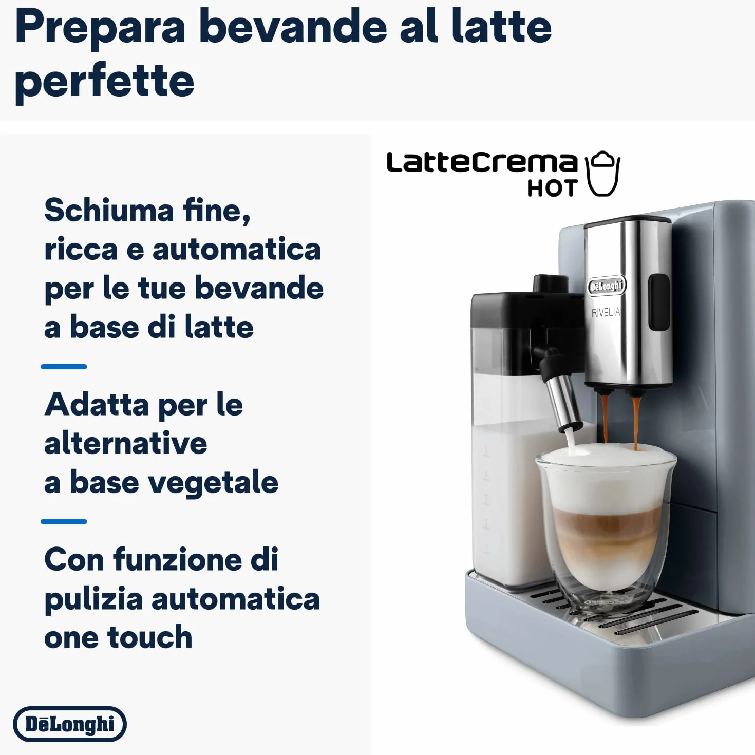 De'Longhi Rivelia EXAM440.55.G automatyczny ekspres do kawy