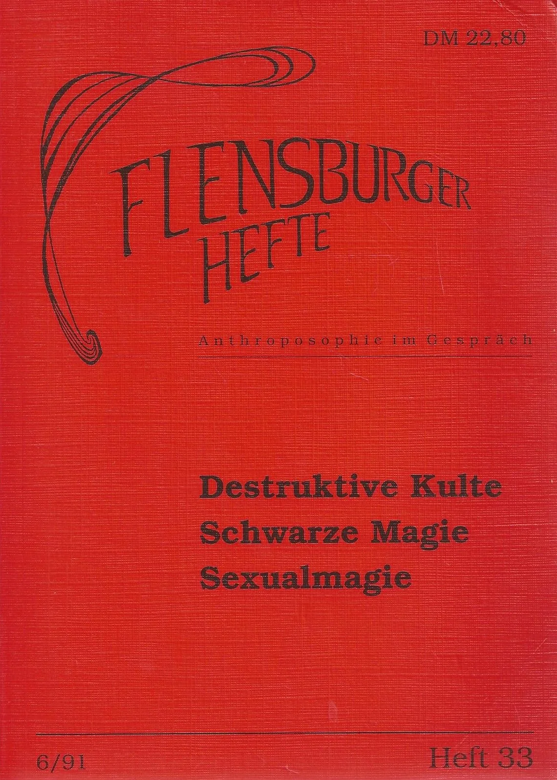 Destruktive Kulte. Schwarze Magie. Sexualmagie