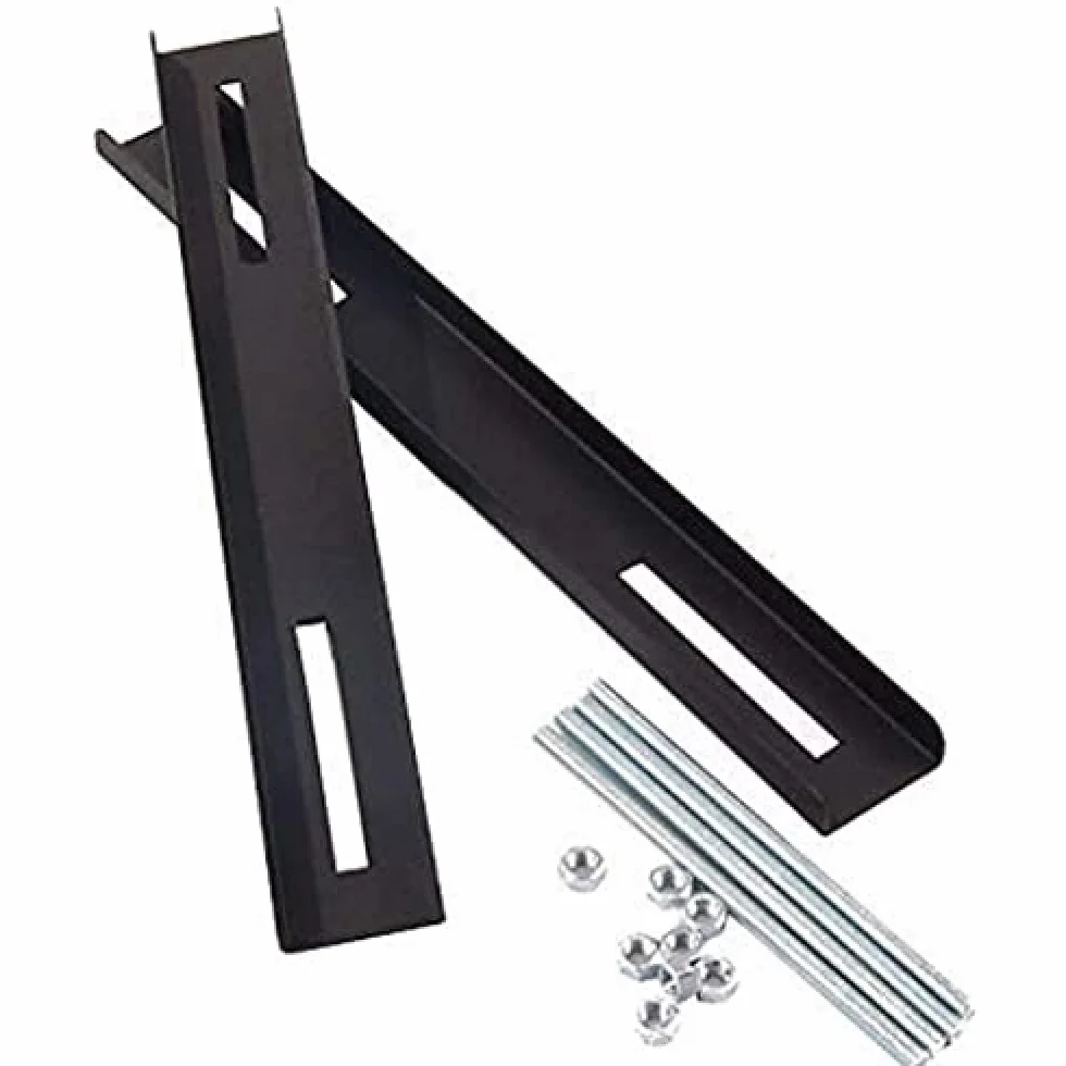 Arregui C-015 Zestaw do Mocowania Skrzynek na Listy, Czarny, 0,5 x 3 x 25 cm