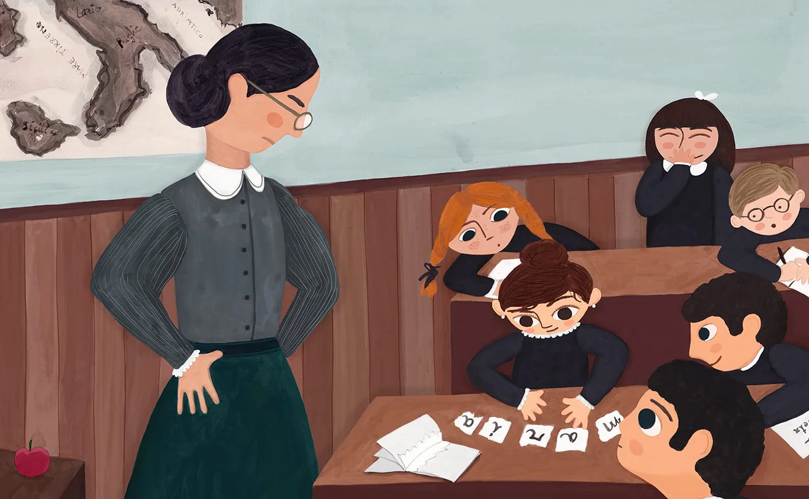 Maria Montessori - Little People, BIG DREAMS. Mini (Deutsche Ausgabe): Pappbilderbuch mit abgerundeten Ecken für Kinder von 1 bis 3 Jahren