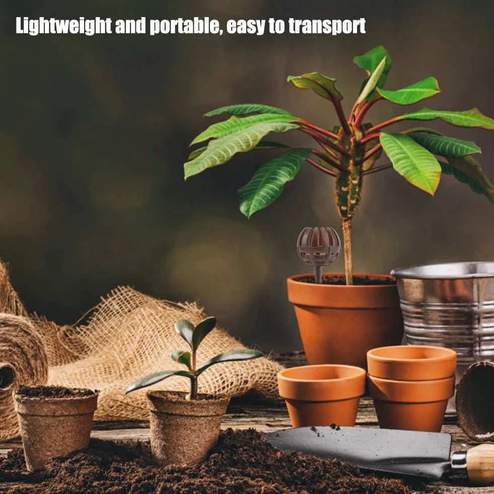 Kosz na Nawóz, Zestaw Premium ABS 100 szt. Przenośny Pojemnik z pokrywką na Nawóz Wielokrotnego Użytku Kosz na roślinę Bonsai Kwiat (pudełko na łapy)