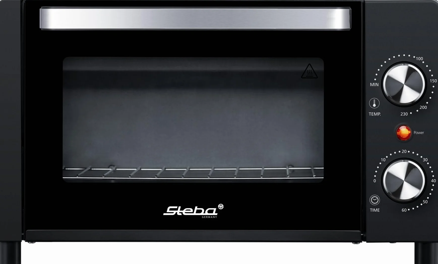 Steba Mini piekarnik 9 litrów, Ø 22 cm, podwójne szklane drzwi, grzałka górna i dolna, KB A9