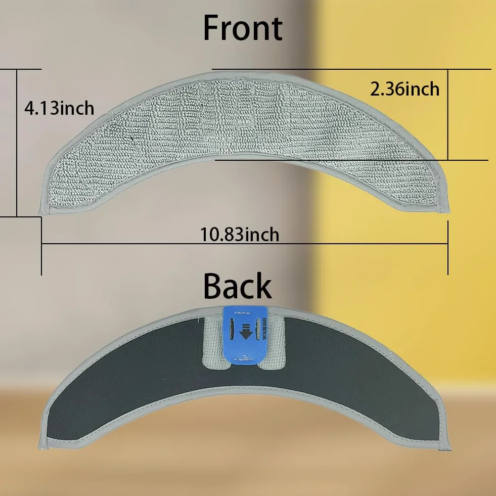 S YTALAND 4-pak podkładek do mopa z mikrofibry wielokrotnego użytku do i-Robot Roomba Combo j7+, j9+
