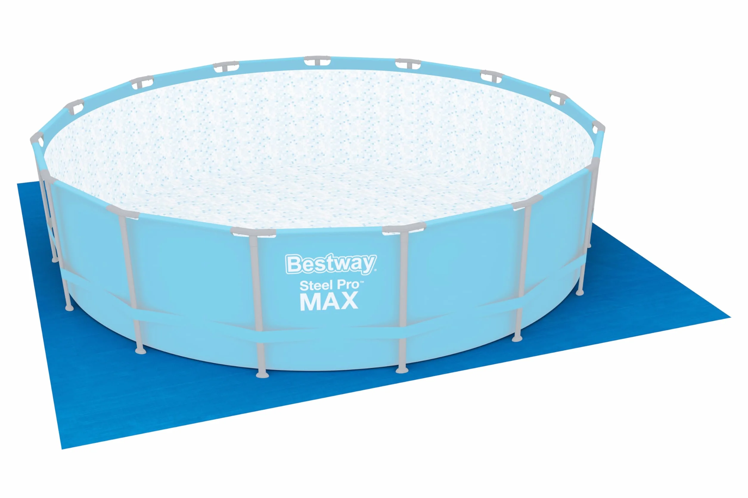 Bestway | Tkanina ochronna do basenów naziemnych i spa z hydromasażem, 4,57 m, niebieska
