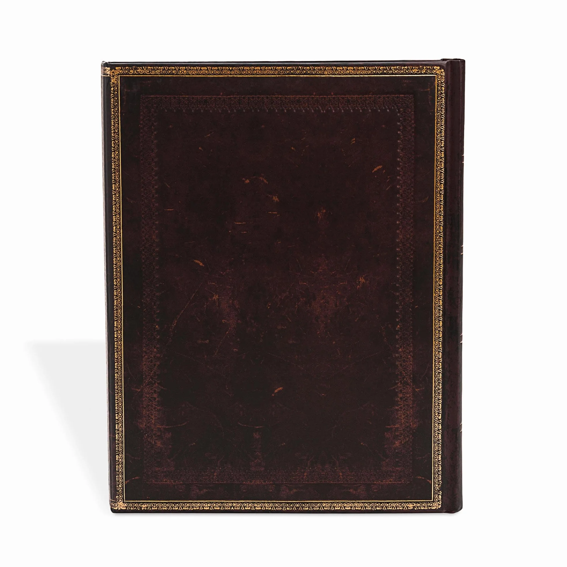 Black Moroccan Ultra Lined Hardcover Journal (Wrap Closure)