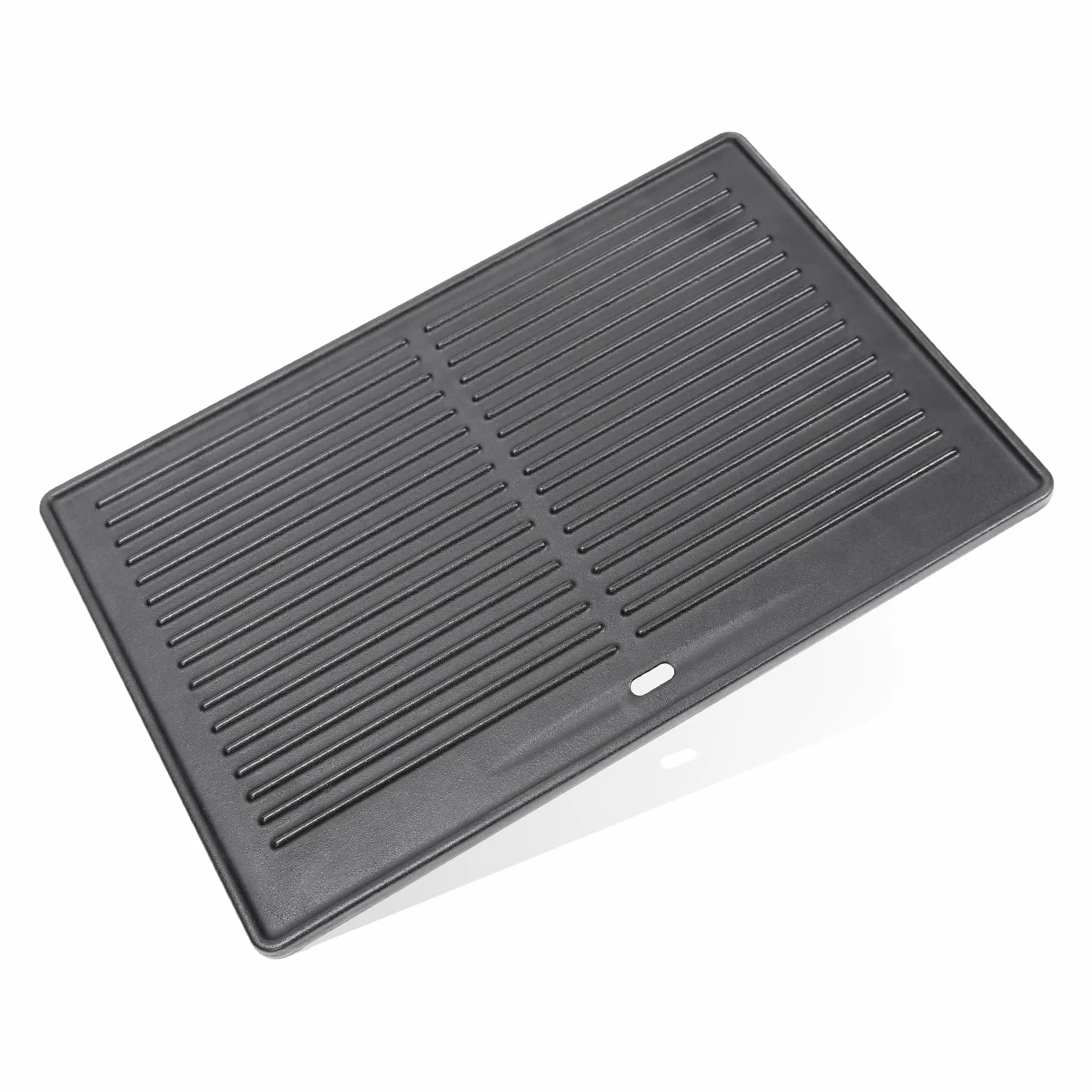 Denmay Żeliwna płyta grillowa 41,5 x 27,5 cm do grilla Tepro Toronto, TAINO Hero XL, Activa Angular, EL Fuego Montreal, EL Fuego Ontario grill na węgiel drzewny, uniwersalna płyta grillowa plancha