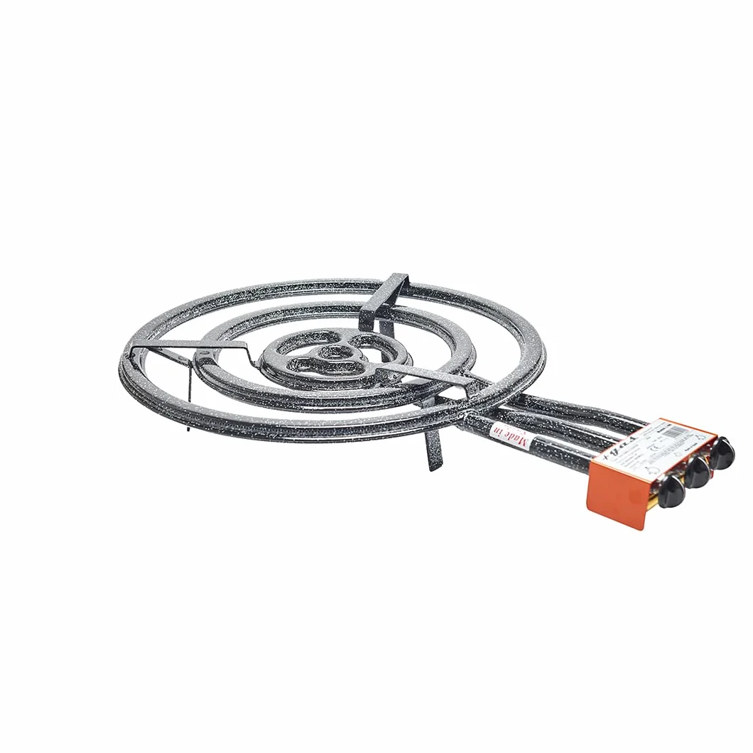 Garcima Pierścień gazowy butan/propan, z boku wylotu gazu, czarny, 60 cm