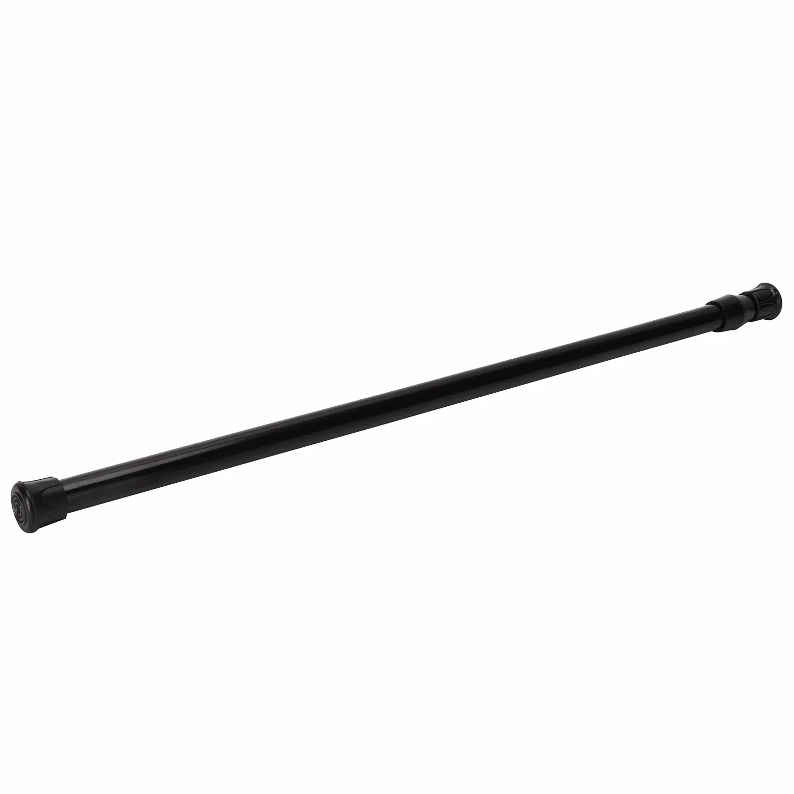 Czarny Regulowany Drążek Napinający Zasłony 25-40cm Sprężynowy