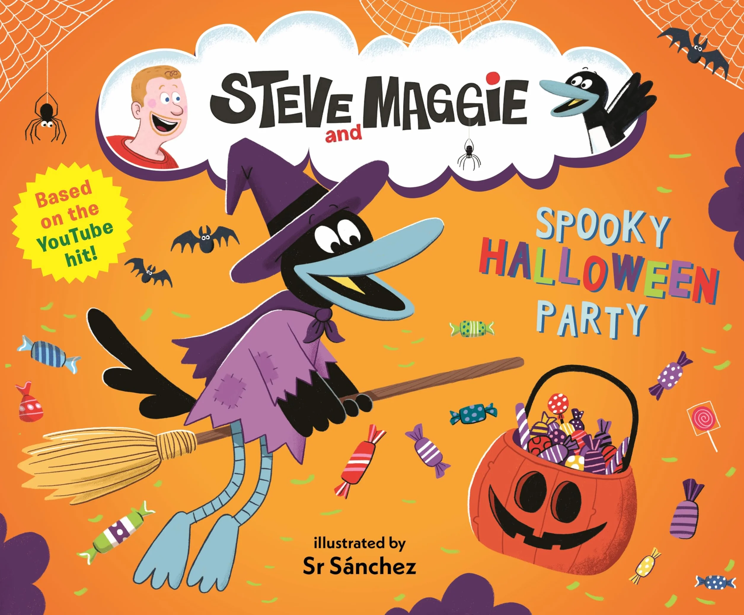 Steve and Maggie: Spooky Halloween Party : Based on the hit YouTube and Amazon Prime series for toddlers - A sweet & spooky picture book - The perfect gift for kids aged 4, 5, 6