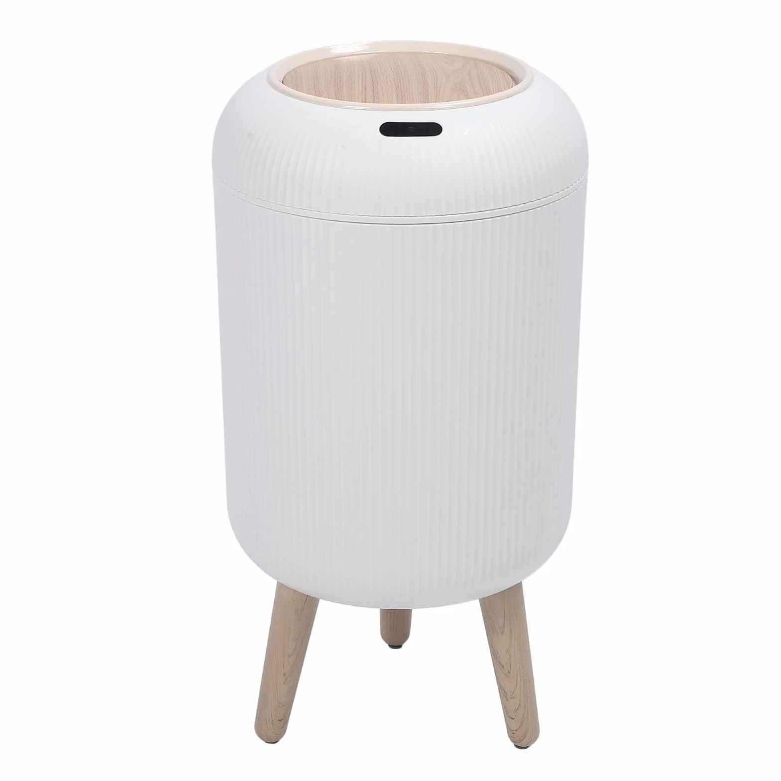 Kosz na śmieci Smart Sensor Kosz na śmieci z Czujnikiem, Wodoodporny, Bezdotykowy, Automatyczny, Odpowiedni do łazienek i Kuchni, w Kolorze ciemnozielonym. (WHITE)