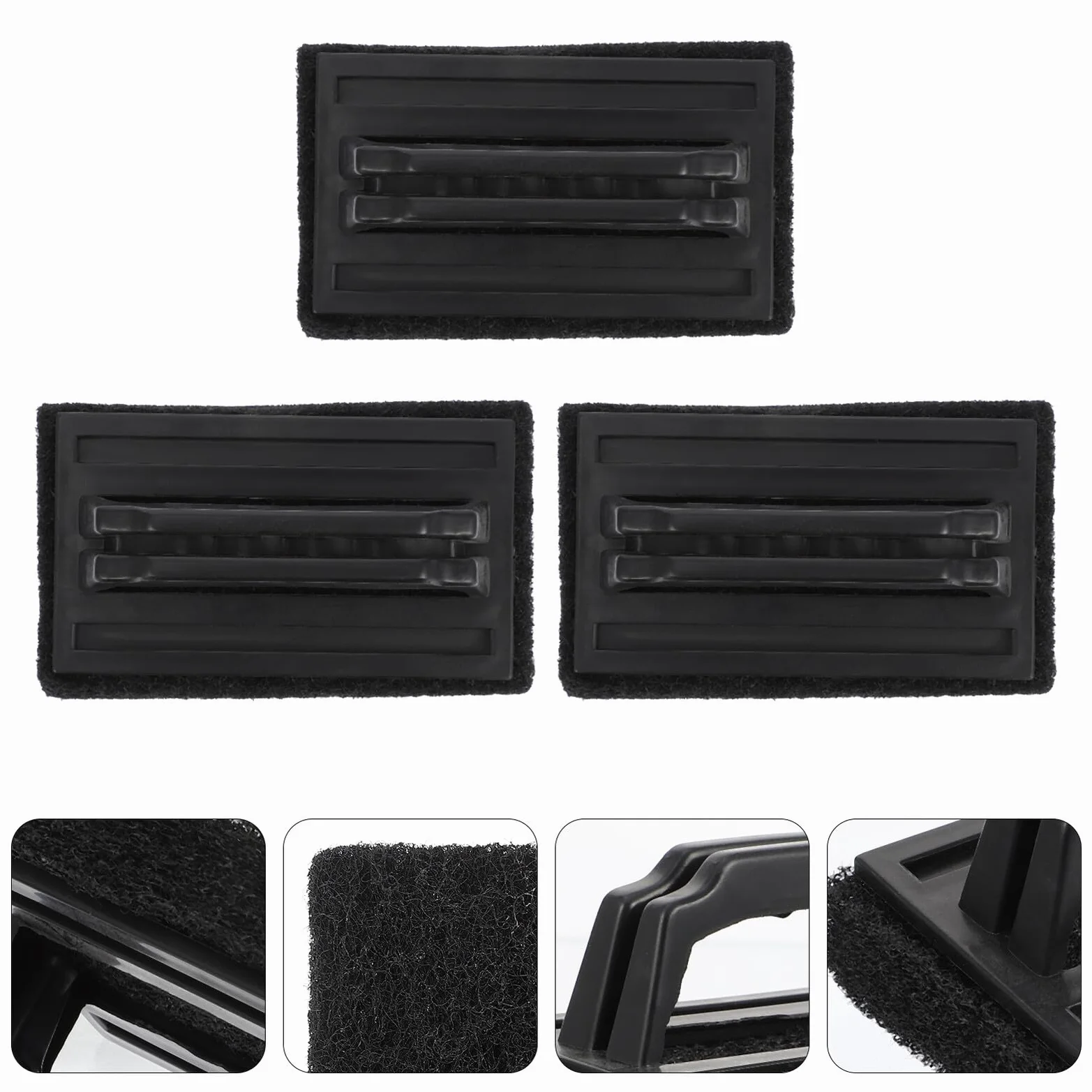 Toddmomy Zestaw Szczotek do Grilla Essential Grill 3pcs Gąbka do Grilla Ręczna Szczotka do Czyszczenia na Zewnątrz
