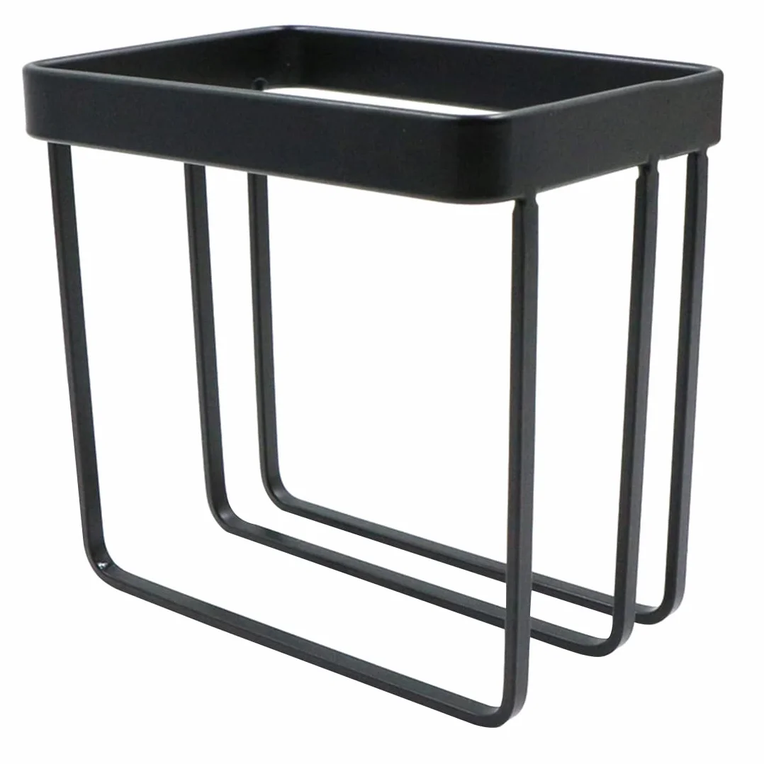 Metalowy organizer na naczynia stojak na deskę do krojenia czarny 1 sztuka