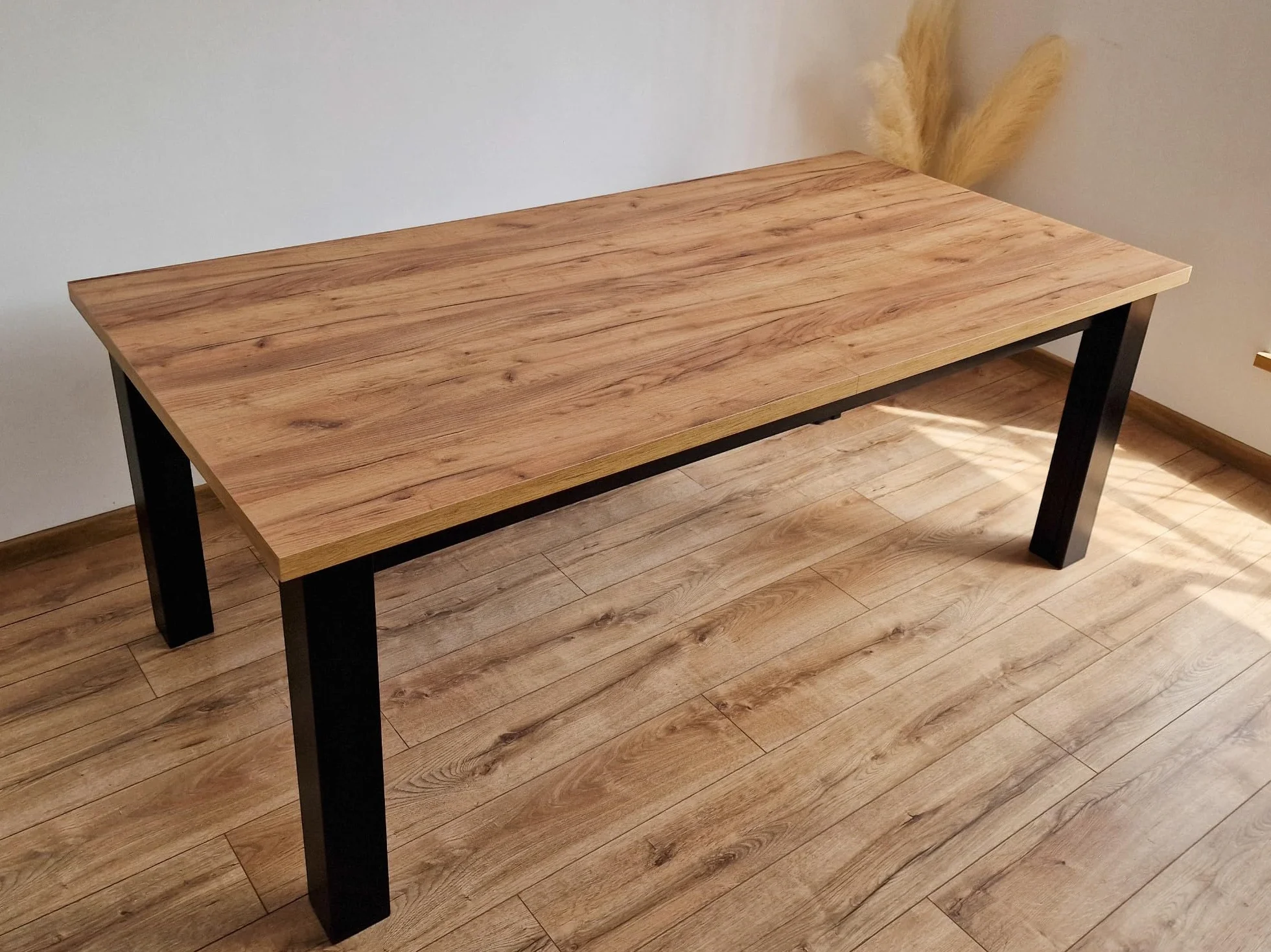 Gilberto VALLH jadalniany rozkładany – stół do jadalni 100x160/400 cm – nowoczesny stół kuchenny i do salonu – drewniany stół rozkładany, design, duży