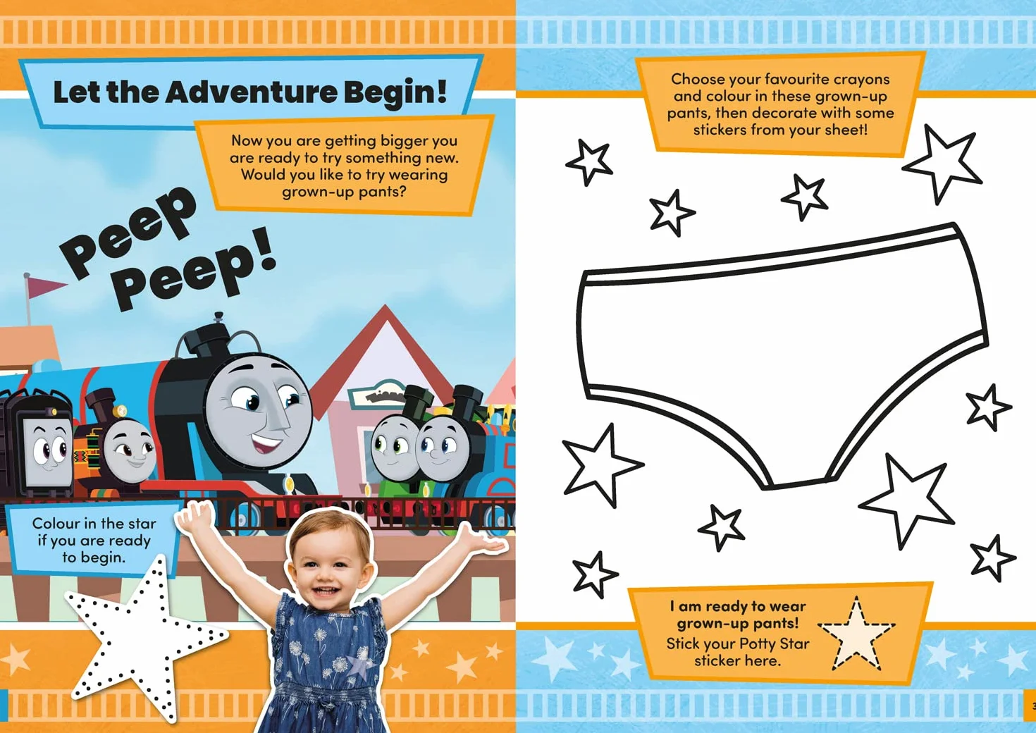 Thomas & Friends: Potty Star! Sticker Activity: NEW for 2023 The Perfect Illustrated Character Guide for Potty Training your Toddler