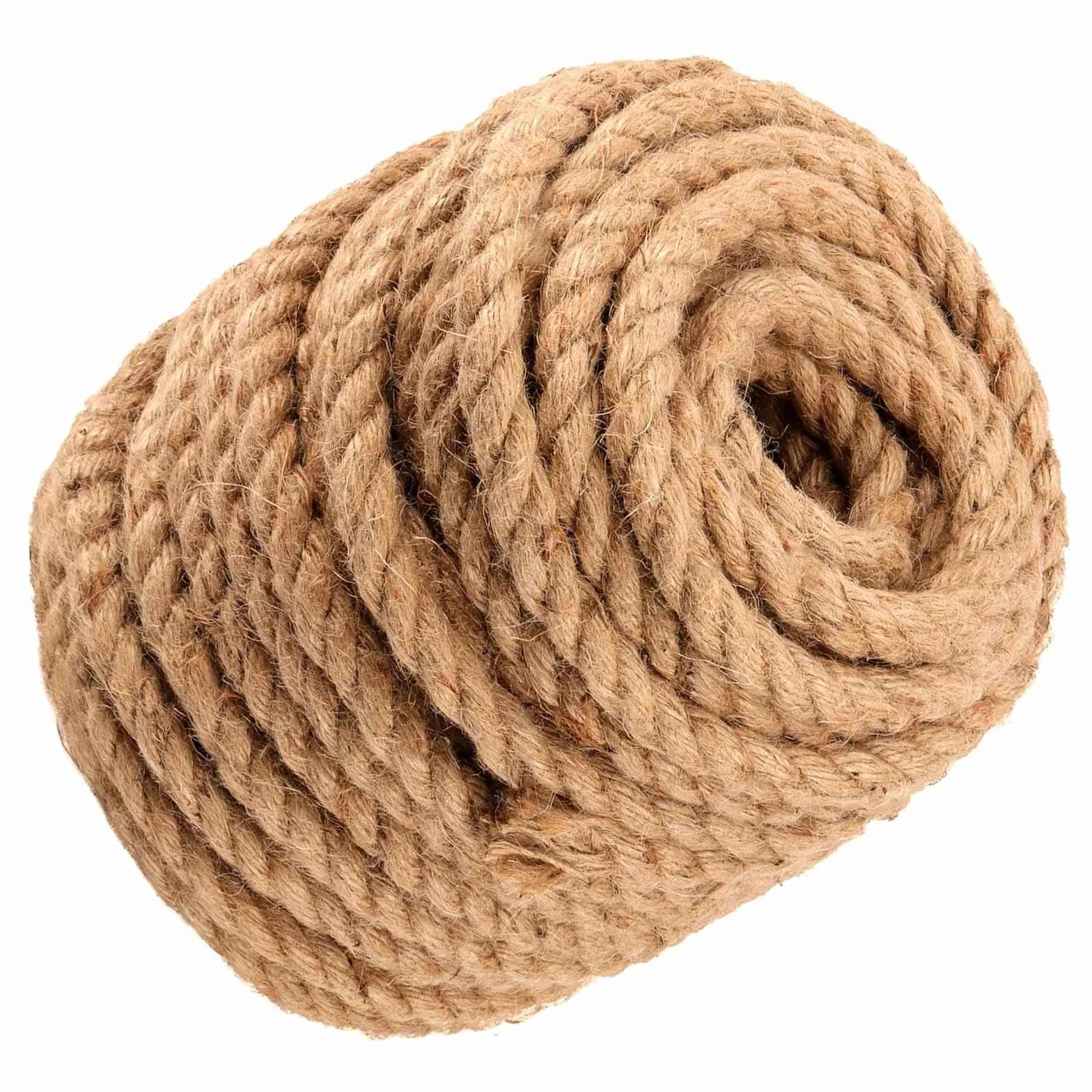 20 m x 12 mm naturalna lina jutowa, 4 sznurki juty, skr?cona lina jutowa, pleciona lina konopna, sznurek jutowy do majsterkowania, pakowania, wi?zania ogrodu, dekoracji