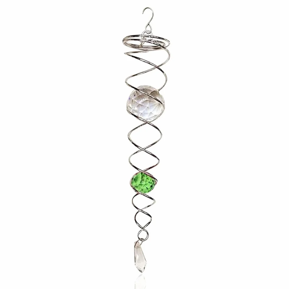 Kula ogrodowa, spirala, stabilizator, spirala, dekoracja ogrodowa, zielona