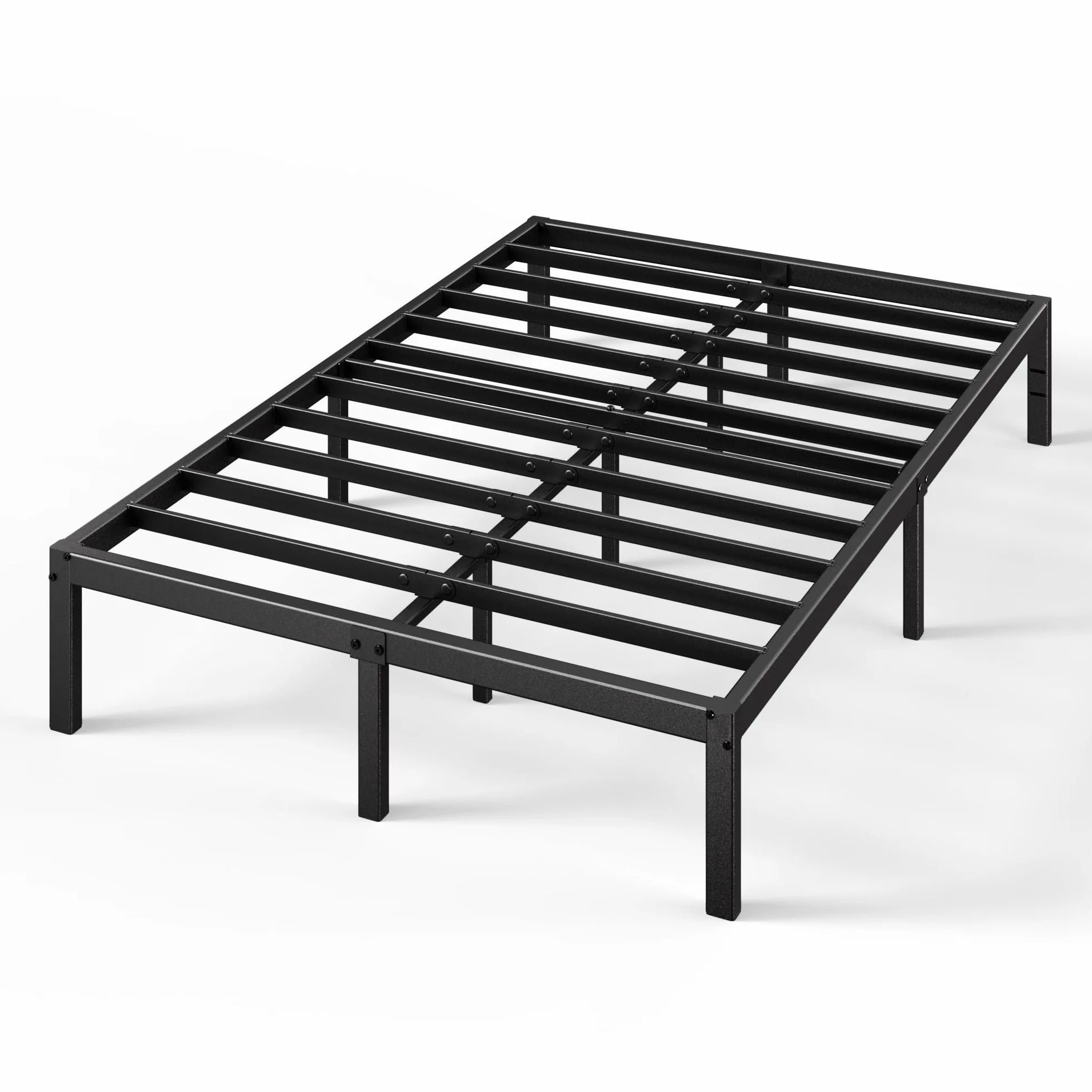 Zinus Rama łóżka Elias metalowa platforma, wysokość 36 cm, kompatybilna z zagłówkiem, wspornik stalowy, łatwy montaż