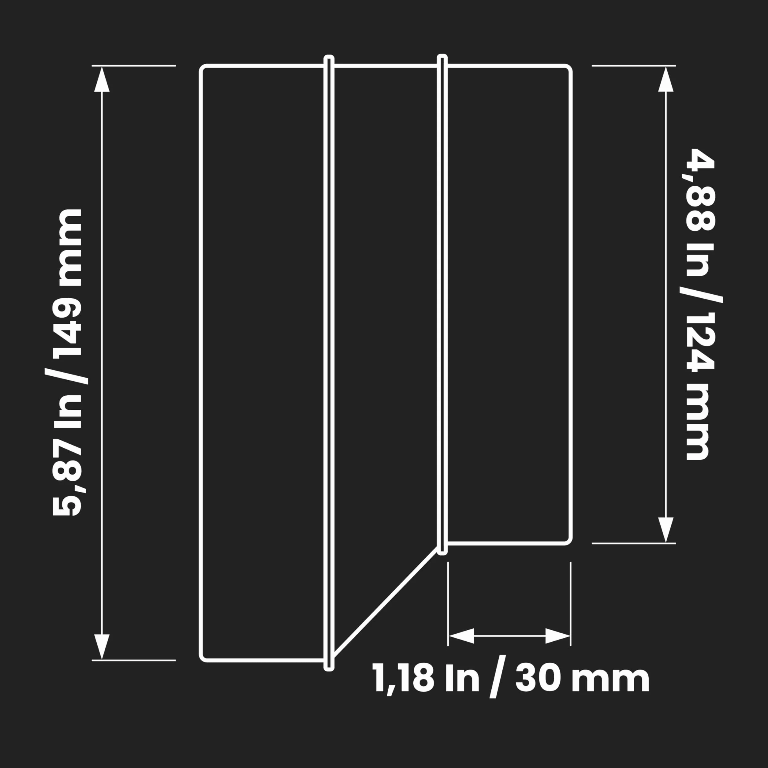 Repa Market 6 do 5 cali / 150 do 125 mm plastikowy okrągły reduktor kanału - podwyższenie rur PVC DWV (odpływ, odpady i wentylacja) sprzęgło redukujące