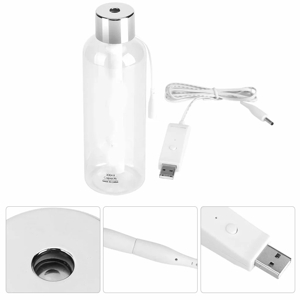 Zerodis USB mini nawilżacz przenośny chłodna mgiełka do butelki wody