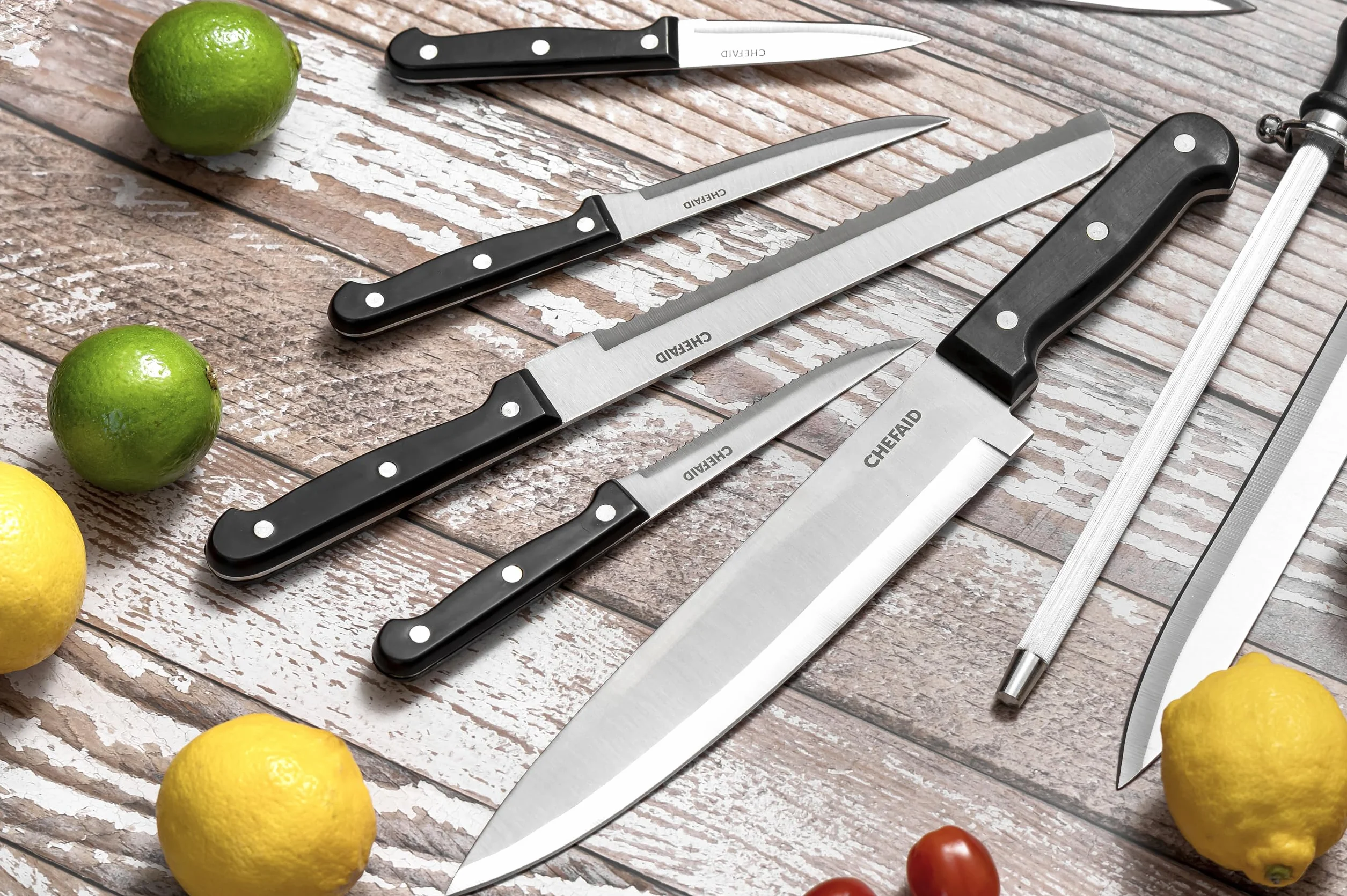 Chef Aid nóż do obierania czarny